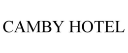 CAMBY HOTEL trademark
