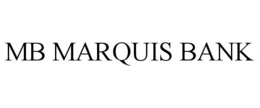 MB MARQUIS BANK trademark
