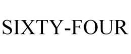 SIXTY-FOUR trademark