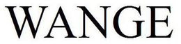WANGE trademark