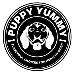 PUPPY YUMMY FLAVORFUL CHOICES FOR HEALTHY DOGS trademark