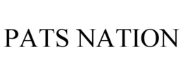 PATS NATION trademark