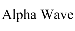 ALPHA WAVE trademark