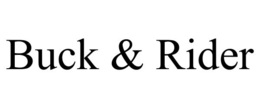 BUCK & RIDER trademark