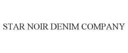 STAR NOIR DENIM COMPANY trademark
