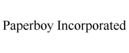 PAPERBOY INCORPORATED trademark