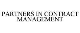 PARTNERS IN CONTRACT MANAGEMENT trademark