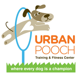 URBAN POOCH TRAINING & FITNESS CENTER WHERE EVERY DOG IS A CHAMPION trademark