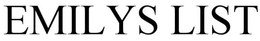 EMILYS LIST trademark