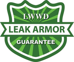 LEAK ARMOR LWWD GUARANTEE trademark