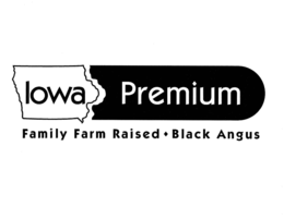 IOWA PREMIUM FAMILY FARM RAISED BLACK ANGUS trademark