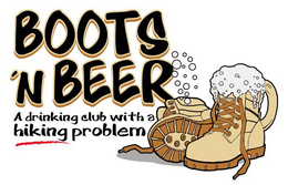 BOOTS'N BEER A DRINKING CLUB WITH A HIKING PROBLEM trademark