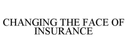 CHANGING THE FACE OF INSURANCE trademark