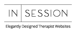 IN SESSION ELEGANTLY DESIGNED THERAPIST WEBSITES trademark