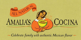 ALL NATURAL AMALIA'S COCINA CELEBRATE FAMILY WITH AUTHENTIC MEXICAN FLAVOR trademark