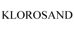 KLOROSAND trademark