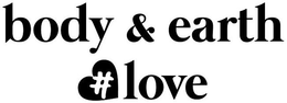 BODY & EARTH # LOVE trademark