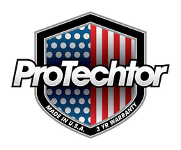 PROTECHTOR MADE IN U.S.A. 3 YR WARRANTY trademark