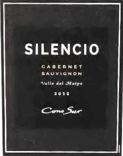 SILENCIO CABERNET SAUVIGNON VALLE DEL MAIPO 2010 CONO SUR trademark