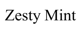ZESTY MINT trademark
