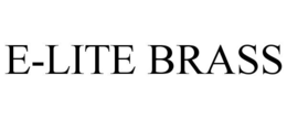 E-LITE BRASS trademark