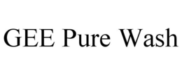 GEE PURE WASH trademark