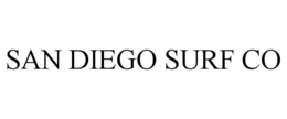 SAN DIEGO SURF CO trademark