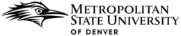 METROPOLITAN STATE UNIVERSITY OF DENVER trademark