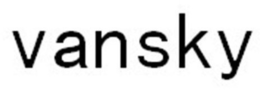 VANSKY trademark