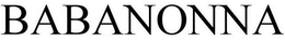 BABANONNA trademark