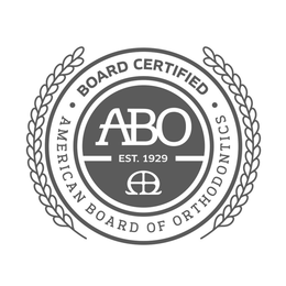 BOARD CERTIFIED AMERICAN BOARD OF ORTHODONTICS ABO EST. 1929 ABO trademark