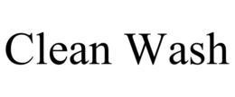 CLEAN WASH trademark