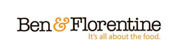 BEN & FLORENTINE IT'S ALL ABOUT THE FOOD. trademark