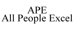APE ALL PEOPLE EXCEL trademark