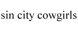 SIN CITY COWGIRLS trademark