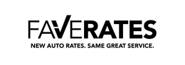 FAVERATES NEW AUTO RATES.SAME GREAT SERVICE. trademark