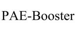 PAE-BOOSTER trademark