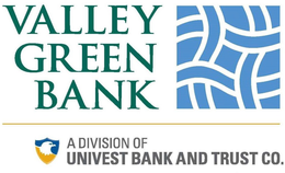 VALLEY GREEN BANK A DIVISION OF UNIVEST BANK AND TRUST CO. trademark