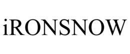 IRONSNOW trademark