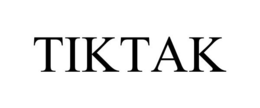 TIKTAK trademark