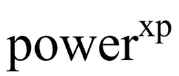 POWER XP trademark