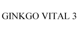 GINKGO VITAL 3 trademark