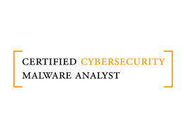 [ CERTIFIED CYBERSECURITY MALWARE ANALYST ] trademark