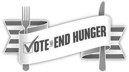 VOTE TO END HUNGER trademark
