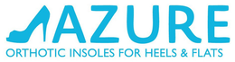 AZURE ORTHOTIC INSOLES FOR HEELS & FLATS trademark