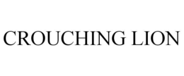 CROUCHING LION trademark