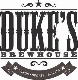DUKE'S BREWHOUSE WINGS SPORTS SPIRITS trademark