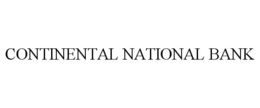 CONTINENTAL NATIONAL BANK trademark