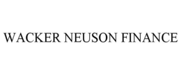 WACKER NEUSON FINANCE trademark