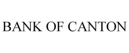 BANK OF CANTON trademark